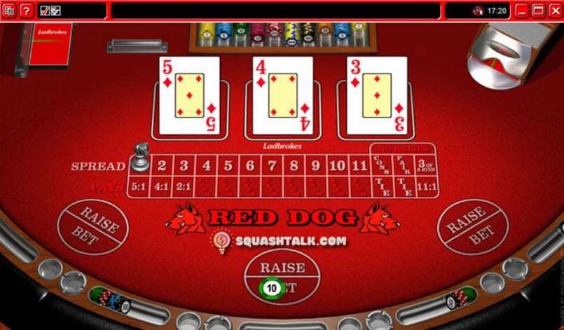 Cách chơi bài Red Dog