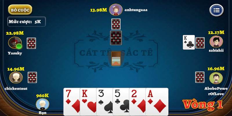 Chi tiết cách chơi bài catte tại nhà cái